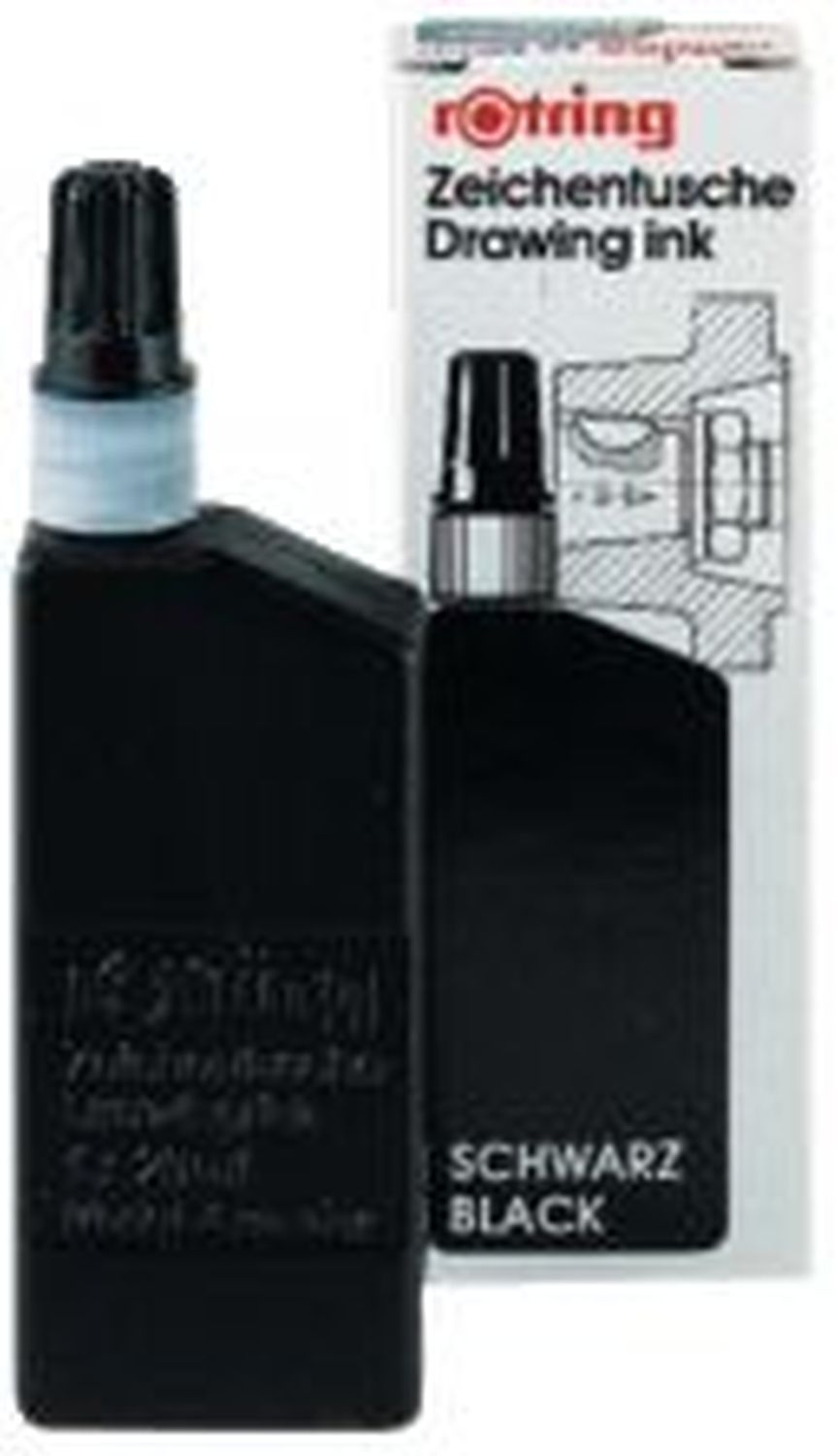 Kalligrafie- und Zeichentusche - schwarz, 23 ml Flasche Kalligrafie- und Zeichentusche - schwarz, 23 ml Flasche
