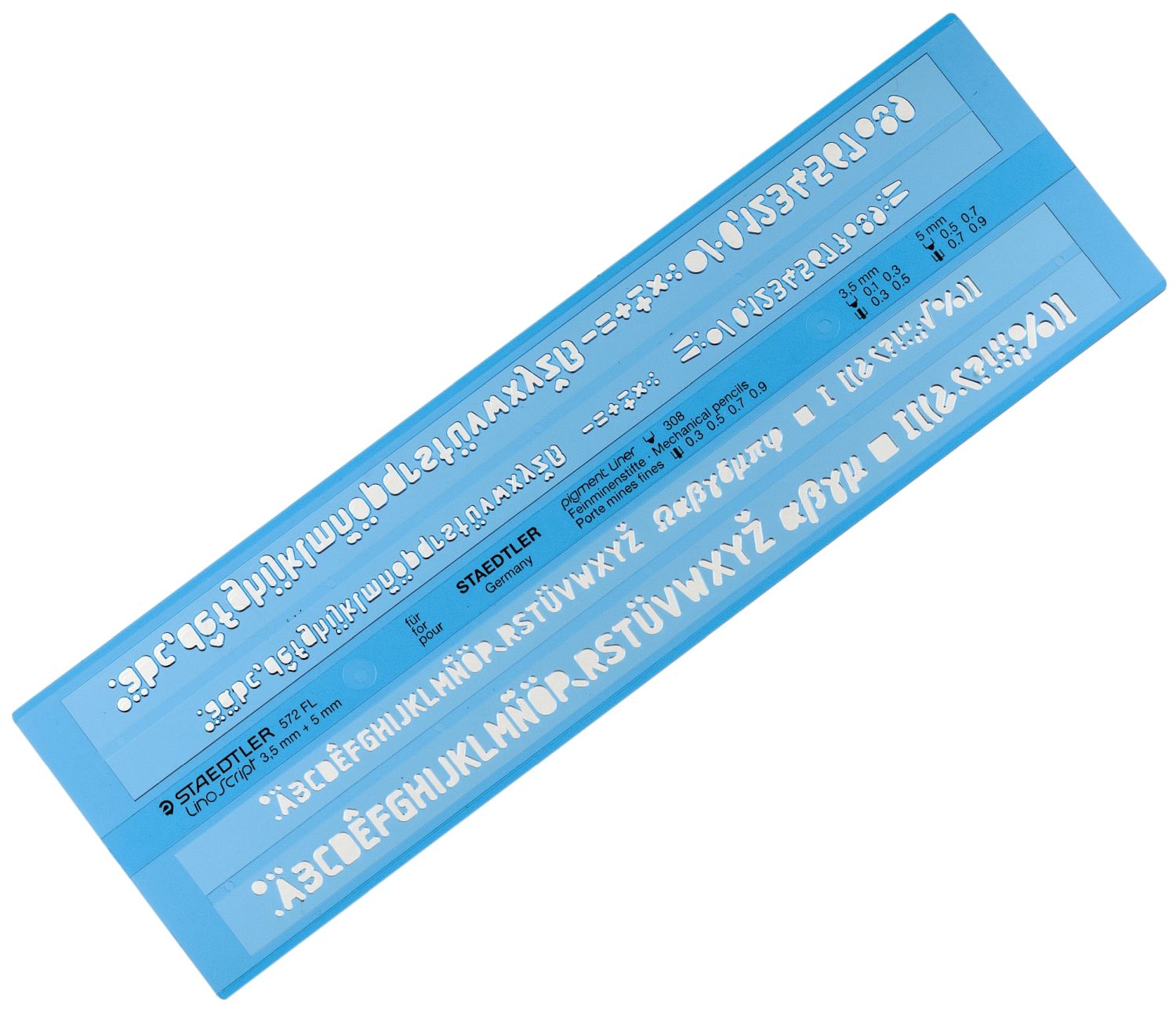 Mars® Schriftschablone Mars® Schriftschablone