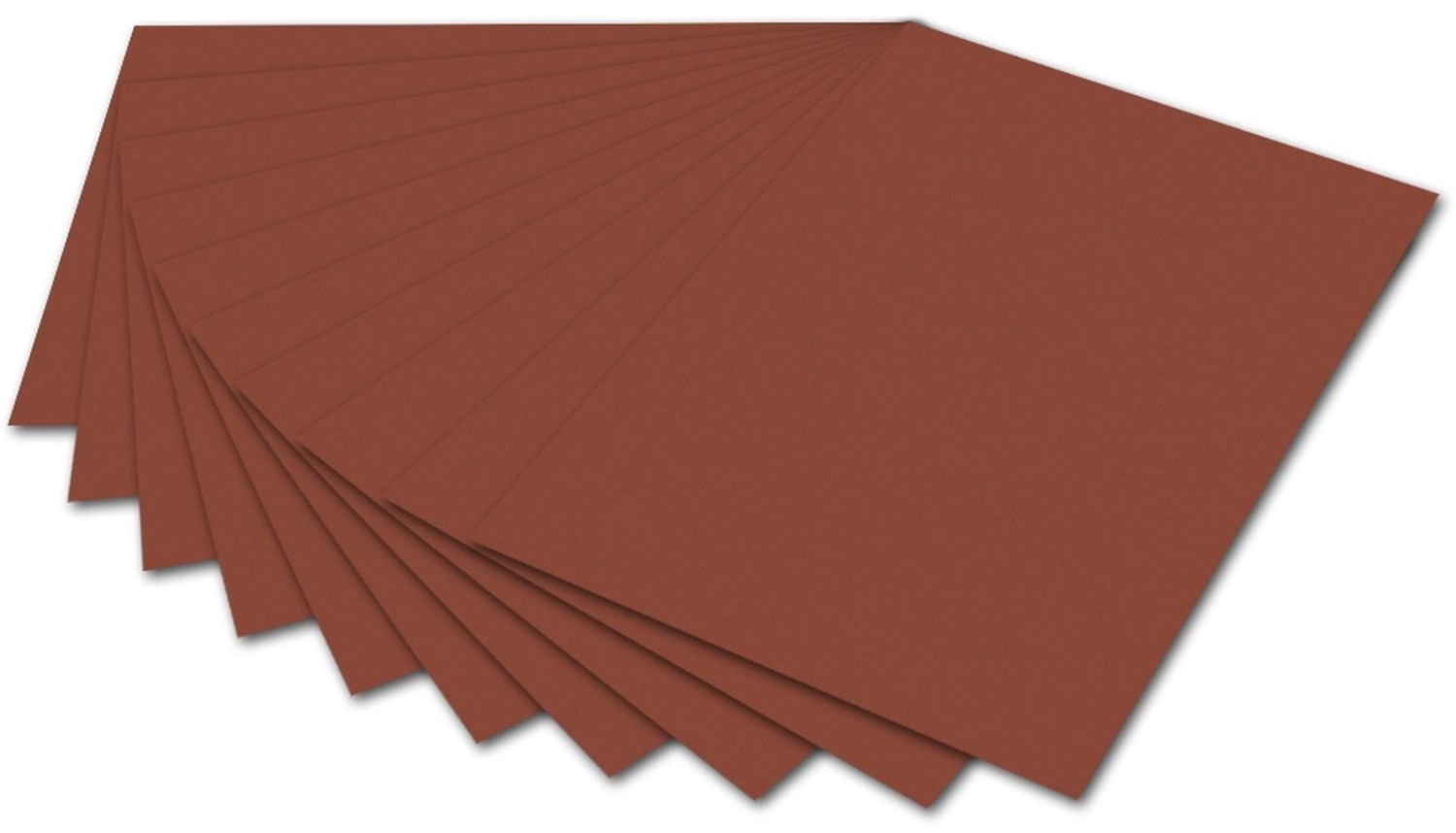 Tonpapier - 50 x 70 cm, rotbraun Tonpapier - 50 x 70 cm, rotbraun