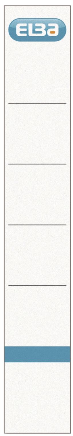 Rückenschilder Elba 400039637 Einsteckschild, schmal/kurz 30 x 190 mm, 10 Stück Rückenschilder Elba 400039637 Einsteckschild, schmal/kurz 30 x 190 mm, 10 Stück