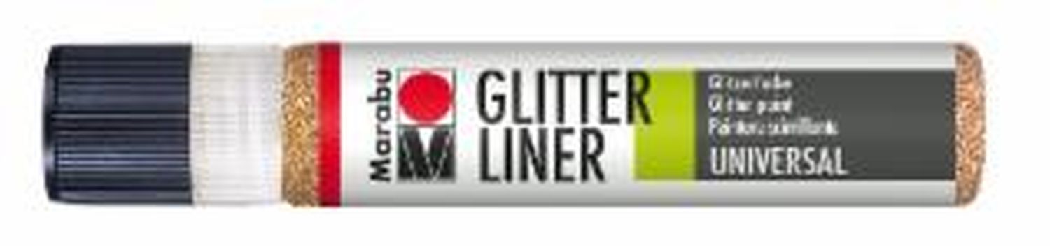 Glitter-Liner - Rotgold 586, 25 ml