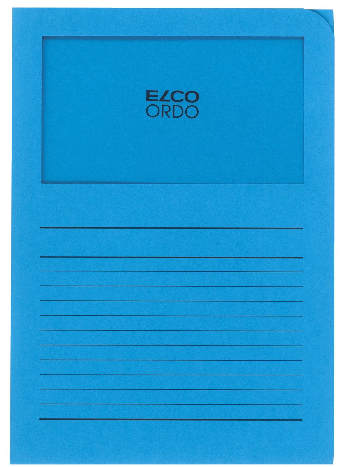 Sichtmappen Ordo classico - blau, 120g, 100 Stück, Sichtfenster und Linien Sichtmappen Ordo classico - blau, 120g, 100 Stück, Sichtfenster und Linien