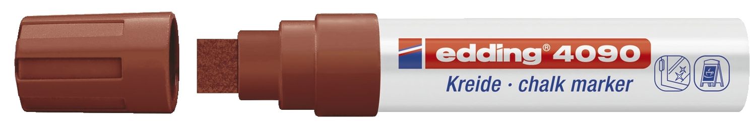 4090 Kreidemarker - 4 - 15 mm, braun 4090 Kreidemarker - 4 - 15 mm, braun