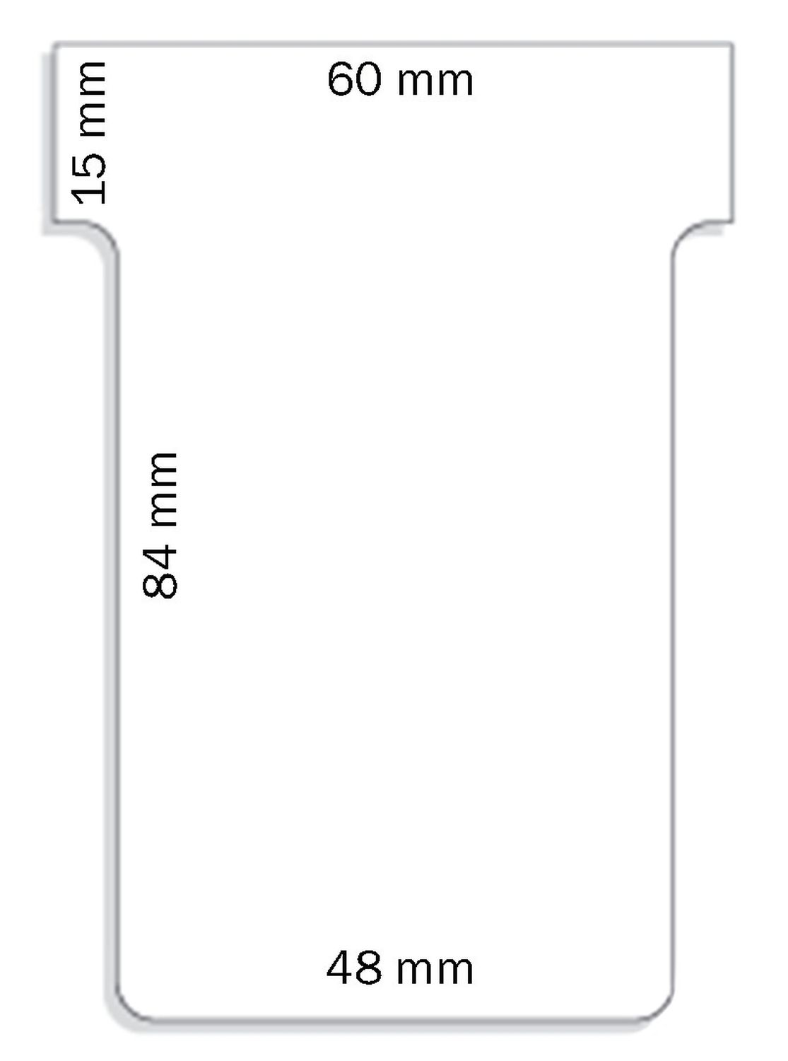 T-Karten - Größe 2, gelb T-Karten - Größe 2, gelb