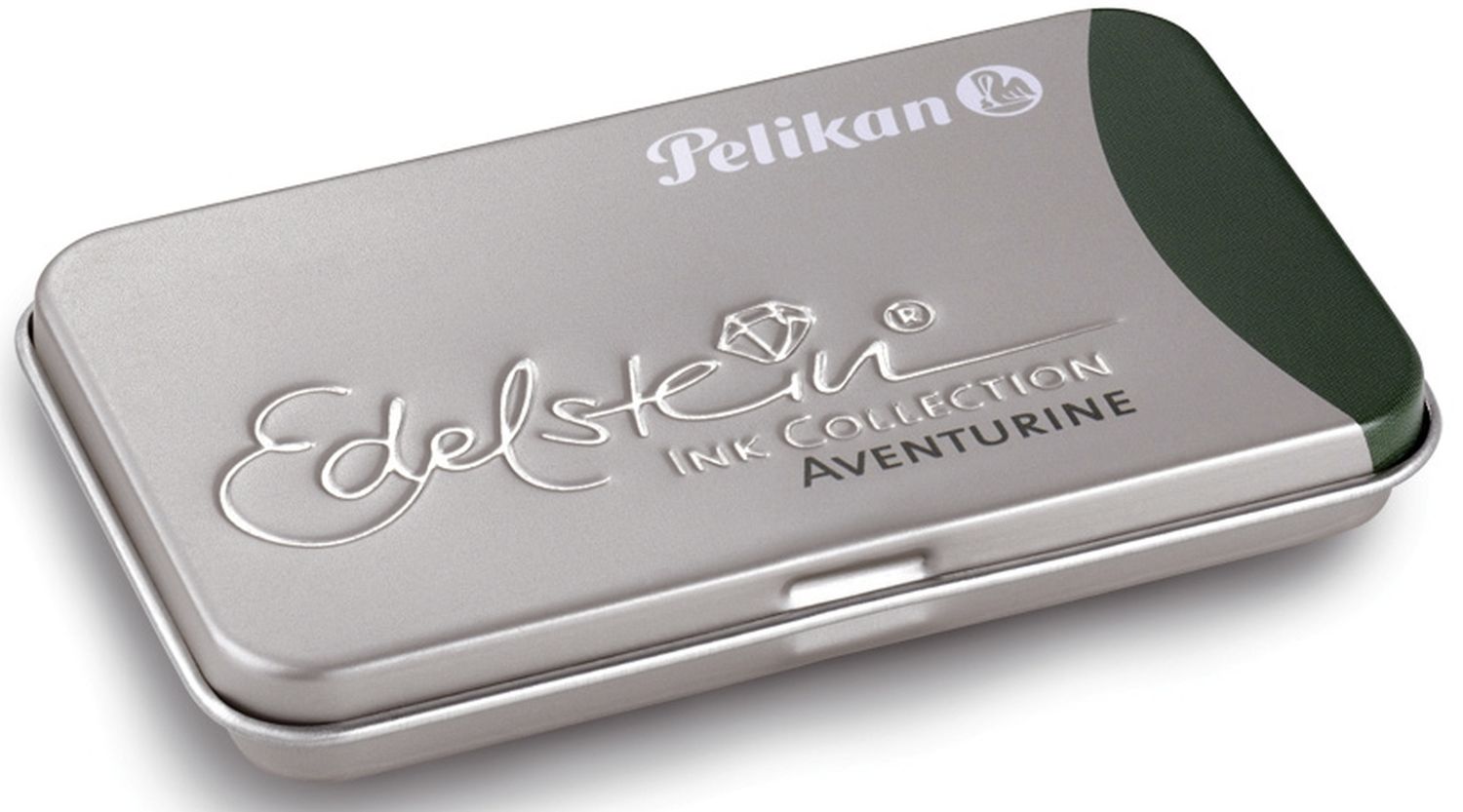 Tintenpatrone Edelstein Ink Collection GTP - 6 Patronen im Metalletui, Aventurin (grün) Tintenpatrone Edelstein Ink Collection GTP - 6 Patronen im Metalletui, Aventurin (grün)