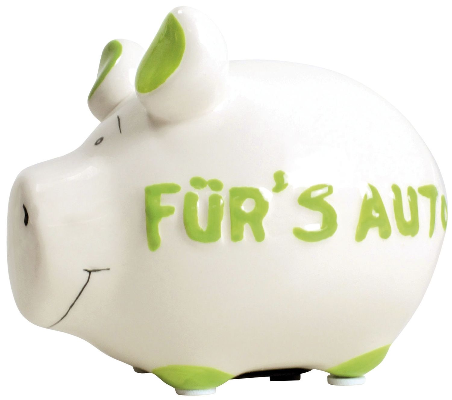 Spardose Schwein "Für`s Auto" - Keramik, klein Spardose Schwein "Für`s Auto" - Keramik, klein