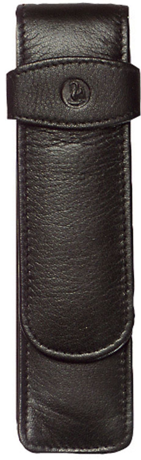 Schreibgeräte-Etui TG21, 35 x 20 x 130 mm, Rindnappa-Leder, schwarz Schreibgeräte-Etui TG21, 35 x 20 x 130 mm, Rindnappa-Leder, schwarz
