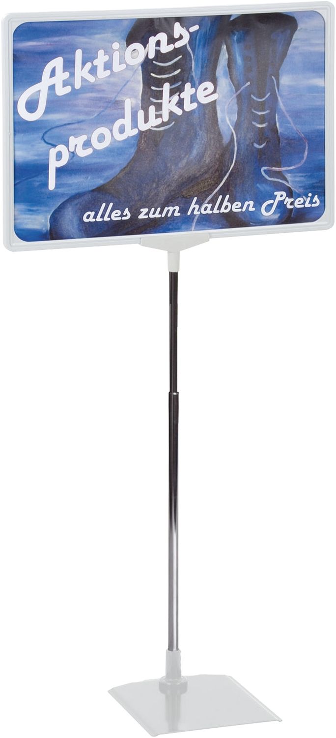 Preisständer, A3, 297 x 620 x 10 mm, grau Preisständer, A3, 297 x 620 x 10 mm, grau