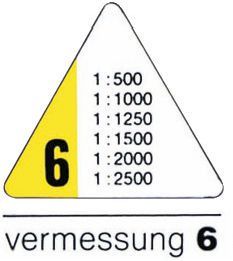 Dreikant-Maßstab 150, Vermessung 6 Dreikant-Maßstab 150, Vermessung 6