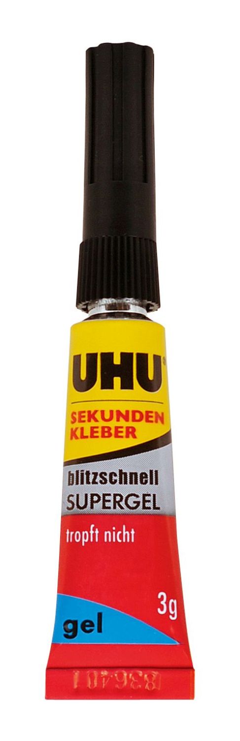 Sekundenkleber blitzschnell SUPERGEL - 3 g Sekundenkleber blitzschnell SUPERGEL - 3 g