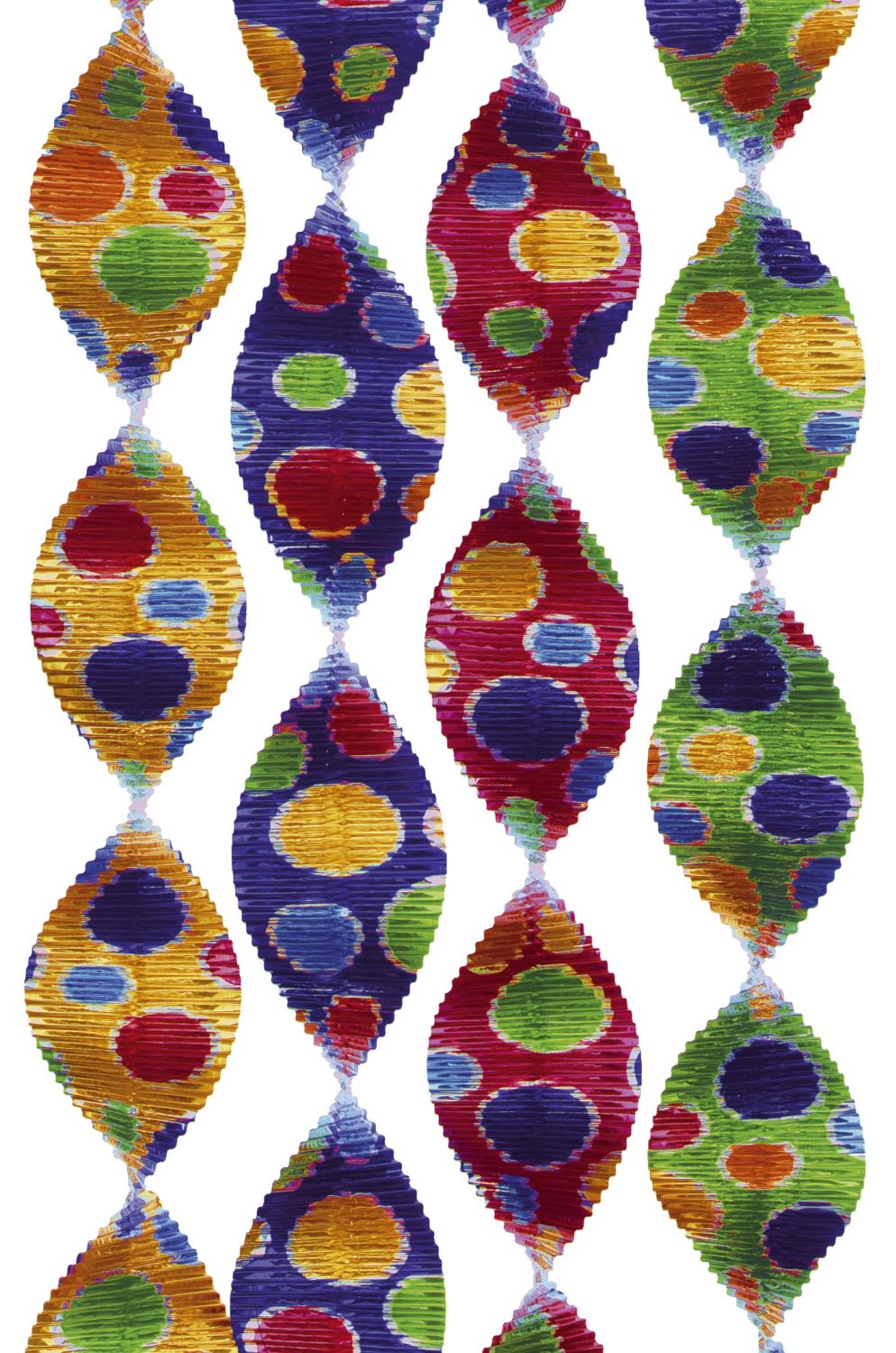 Girlande Rotorspirale Konfetti - Ø 5 cm x 60 cm, 4er Pack Girlande Rotorspirale Konfetti - Ø 5 cm x 60 cm, 4er Pack