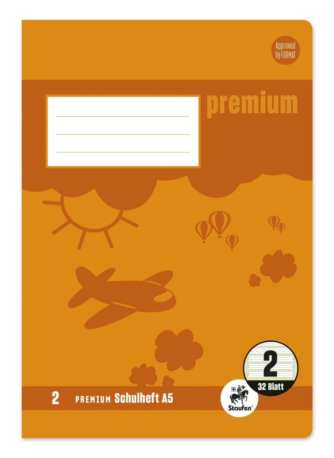 Heft PREMIUM LIN 2 - A4, 32 Blatt, 90 g/qm, PREMIUM LIN iert Heft PREMIUM LIN 2 - A4, 32 Blatt, 90 g/qm, PREMIUM LIN iert