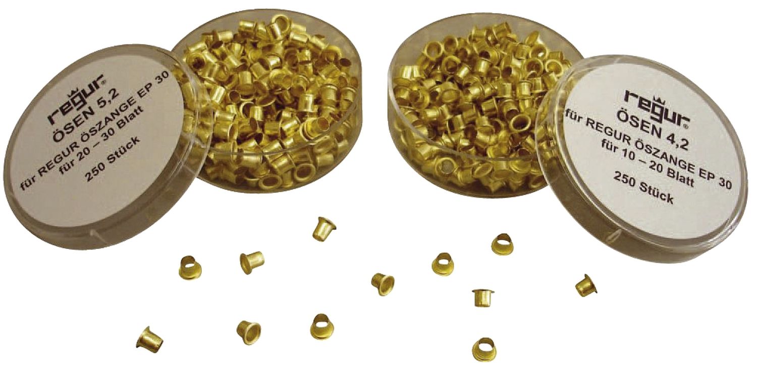 Ösen - 250 Stück, 3,2 mm für 2-10 Blatt Ösen - 250 Stück, 3,2 mm für 2-10 Blatt
