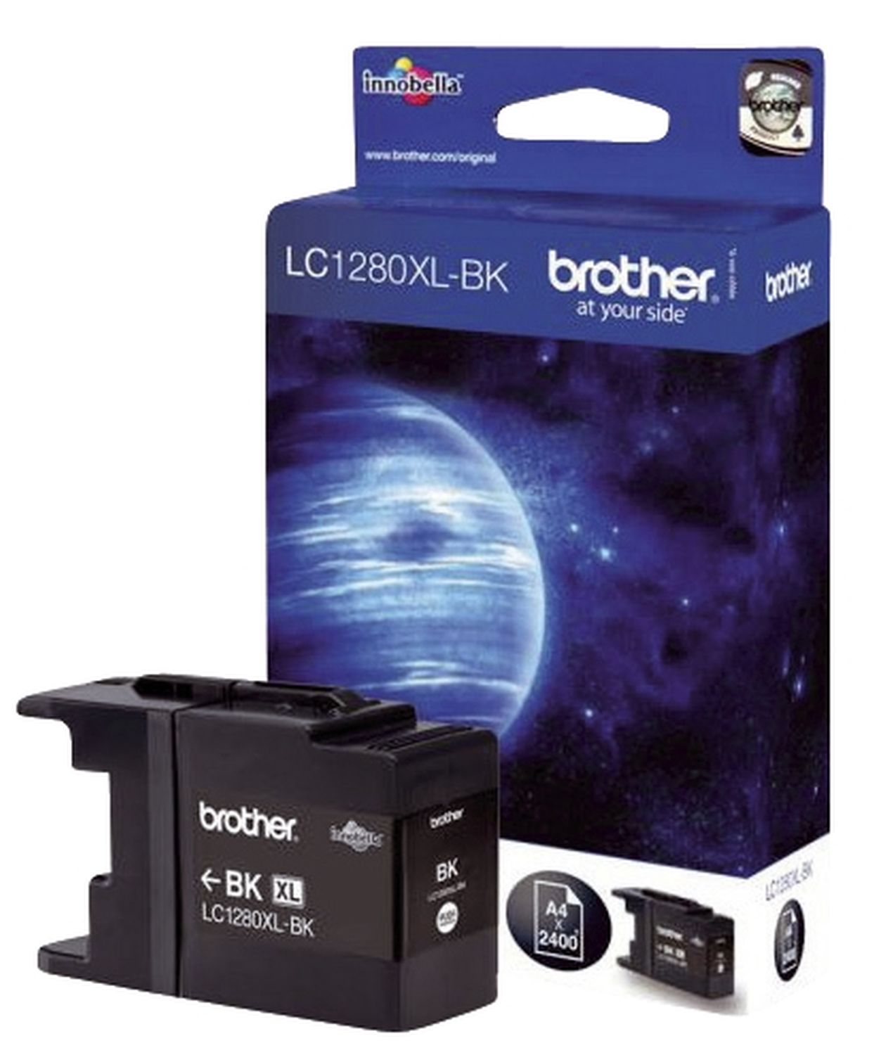 Original Brother Tintenpatrone schwarz High-Capacity (LC-1280XLBK)