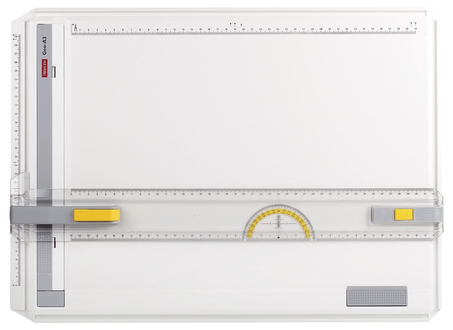 Zeichenplatte GEO-Board A3, schlagfester Kunststoff, weiß, A3 Zeichenplatte GEO-Board A3, schlagfester Kunststoff, weiß, A3