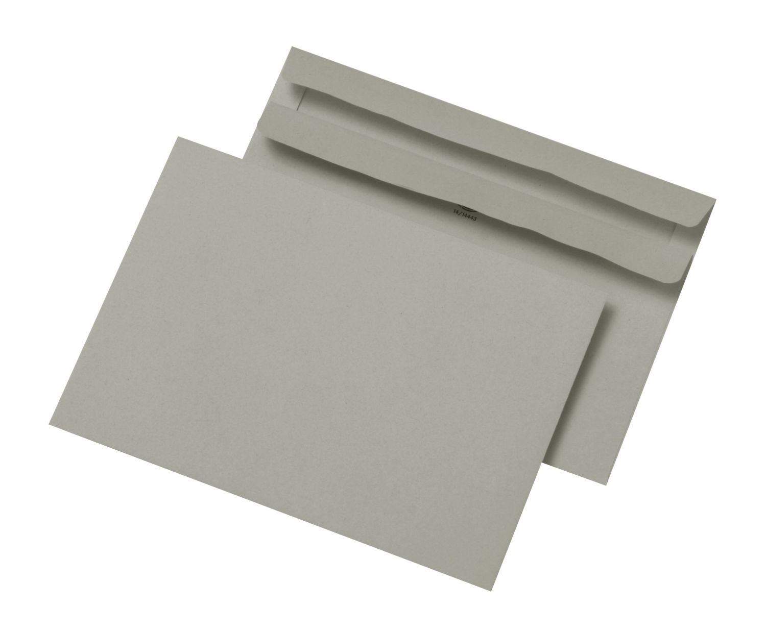 Briefumschläge MAILmedia® 30005397, C6 (162x114 mm), ohne Fenster, selbstklebend, 75 g/qm, 1.000 Stück, recycling grau Briefumschläge MAILmedia® 30005397, C6 (162x114 mm), ohne Fenster, selbstklebend, 75 g/qm, 1.000 Stück, recycling grau