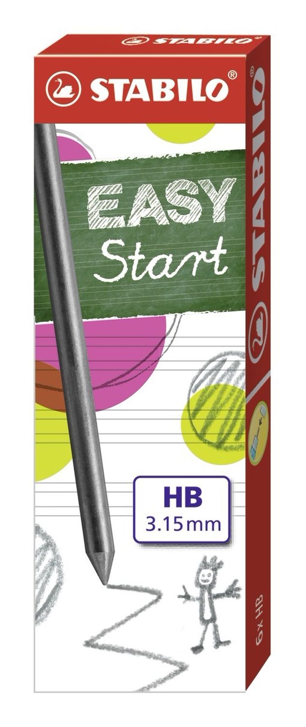 Minen zum Nachfüllen - EASYergo 3.15 Nachfüllminen - 15 x 6er Pack im Display - Härtegrad HB Minen zum Nachfüllen - EASYergo 3.15 Nachfüllminen - 15 x 6er Pack im Display - Härtegrad HB