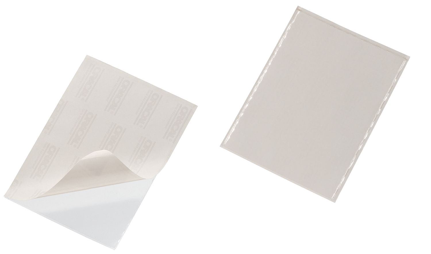 Selbstklebetasche POCKETFIX® - 148x210 mm, DIN A5, oben offen, transparent, 25 Stück Selbstklebetasche POCKETFIX® - 148x210 mm, DIN A5, oben offen, transparent, 25 Stück
