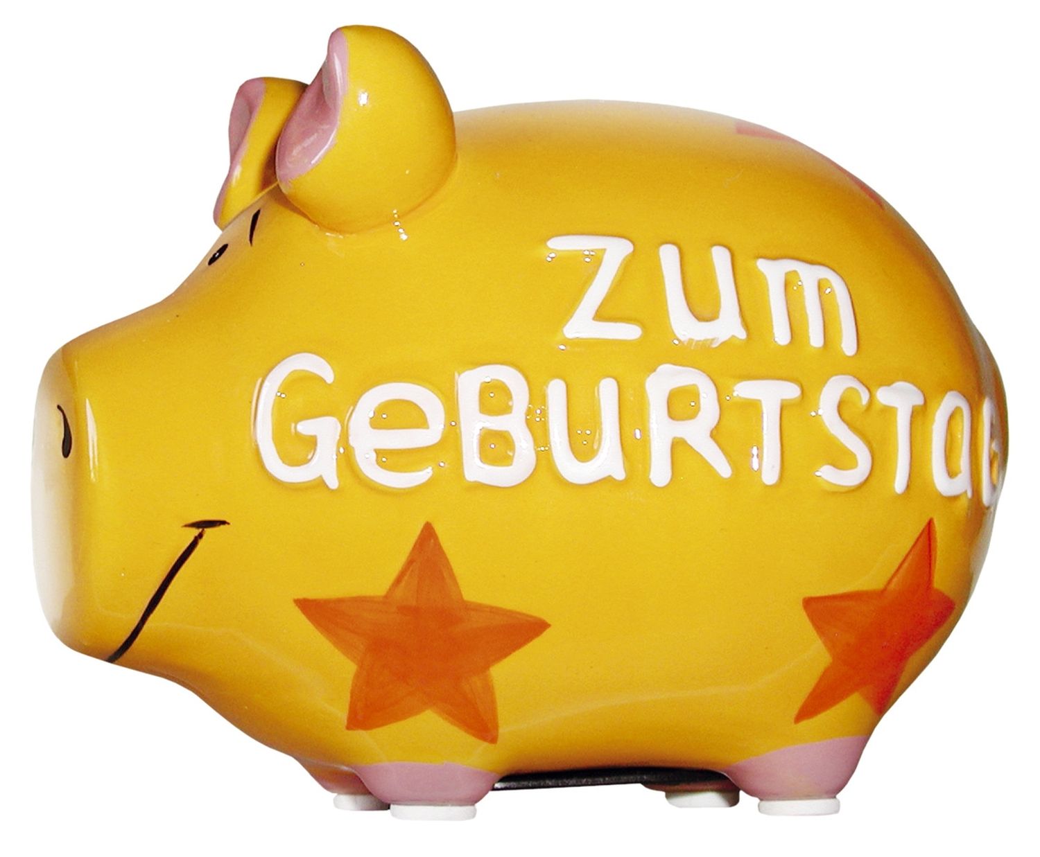 Spardose Schwein "Zum Geburtstag" - klein Spardose Schwein "Zum Geburtstag" - klein