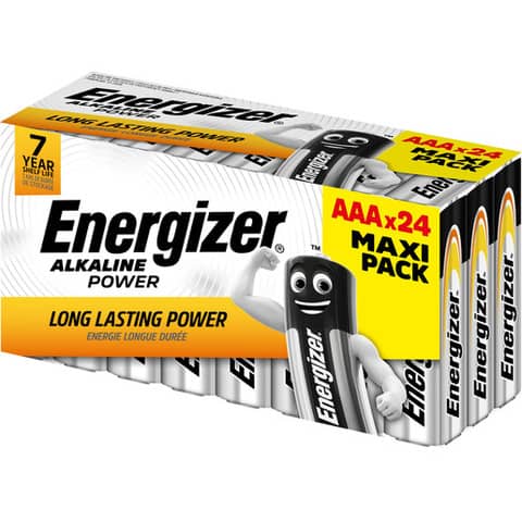 Batterie Power Micro AAA 1,5V, weiß/gelb, 24 Stück Batterie Power Micro AAA 1,5V, weiß/gelb, 24 Stück