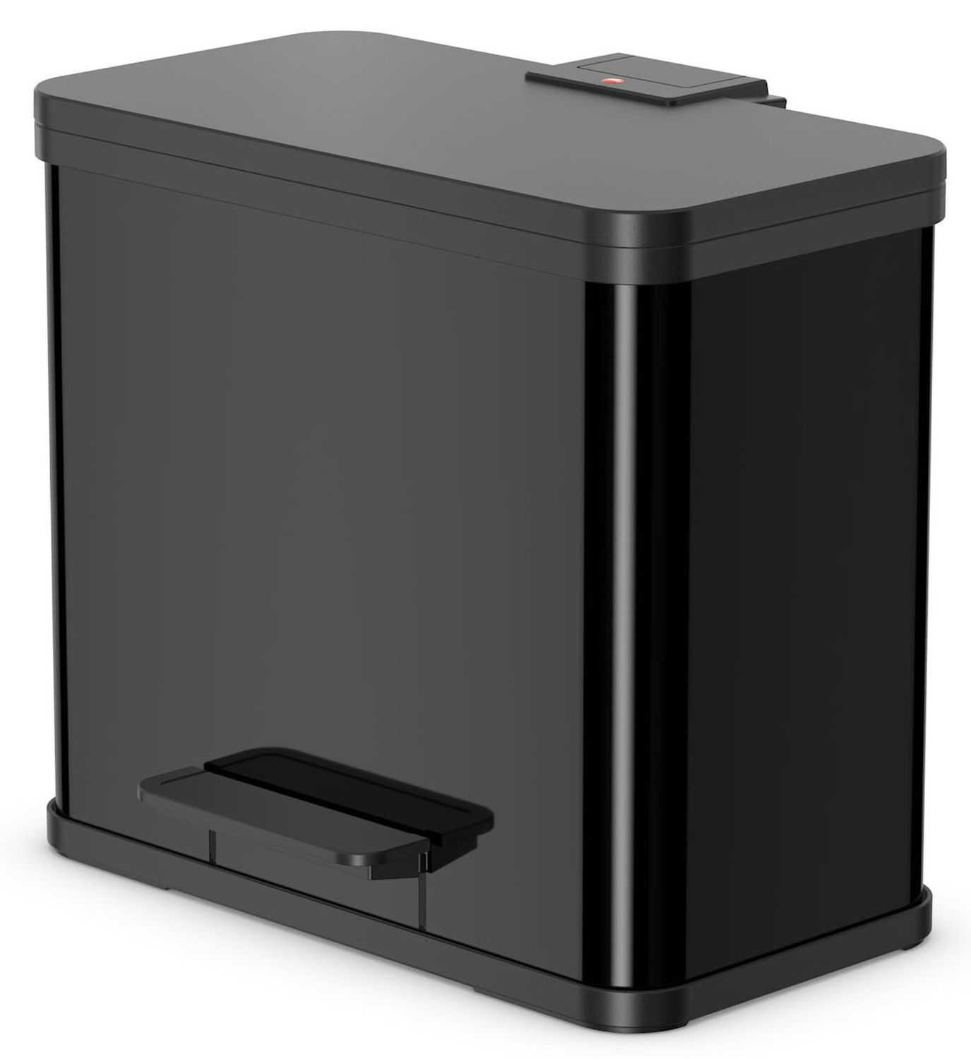 Tret-Abfalltrenner Öko Trio Plus L - 3 x 9 l, schwarz Tret-Abfalltrenner Öko Trio Plus L - 3 x 9 l, schwarz