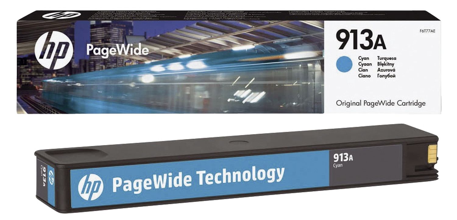 Original HP Tintenpatrone cyan (F6T77AE,913A,913AC,913ACYAN,NO913A,NO913AC,NO913ACYAN)
