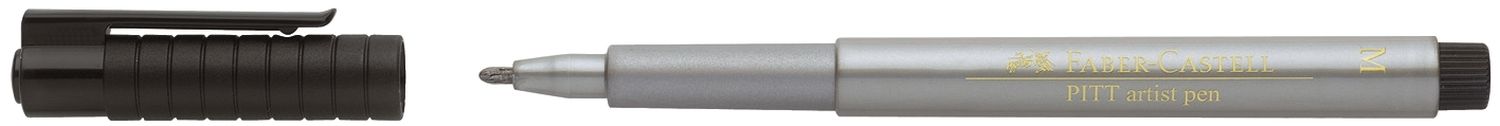 Tuschestift PITT® ARTIST PEN - 1,5 mm, silber-metallic