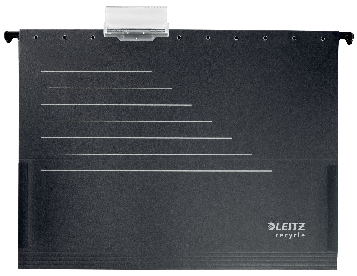 Hängetasche Leitz Alpha® Recycle 1922-00-95, DIN A4, seitlich mit Fröschen, Recyclingkarton 275 g, schwarz Hängetasche Leitz Alpha® Recycle 1922-00-95, DIN A4, seitlich mit Fröschen, Recyclingkarton 275 g, schwarz