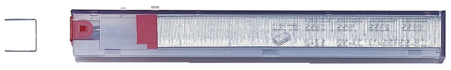 5594 Heftklammern K12 - Einweg-Kassette, 5x210 Stück, rot 5594 Heftklammern K12 - Einweg-Kassette, 5x210 Stück, rot