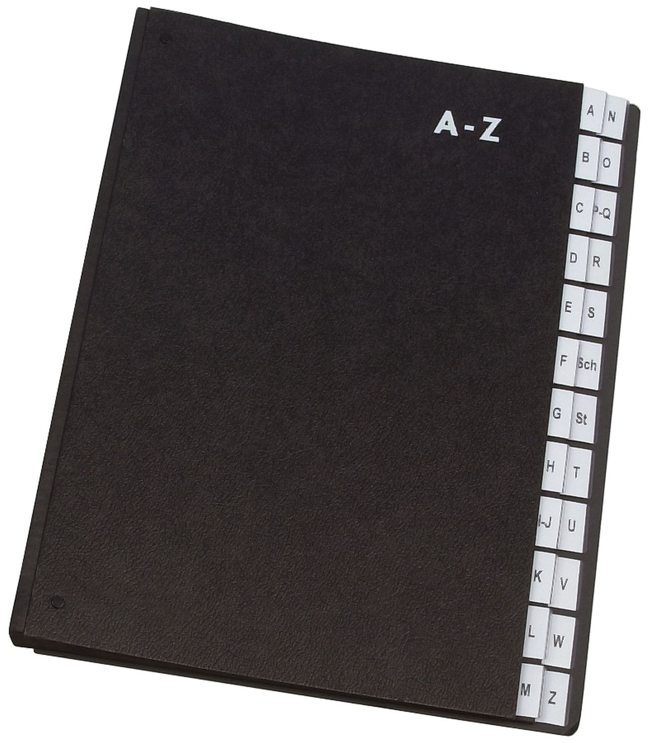 Pultordner Hartpappe - A - Z, 24 Fächer, Farbe schwarz Pultordner Hartpappe - A - Z, 24 Fächer, Farbe schwarz