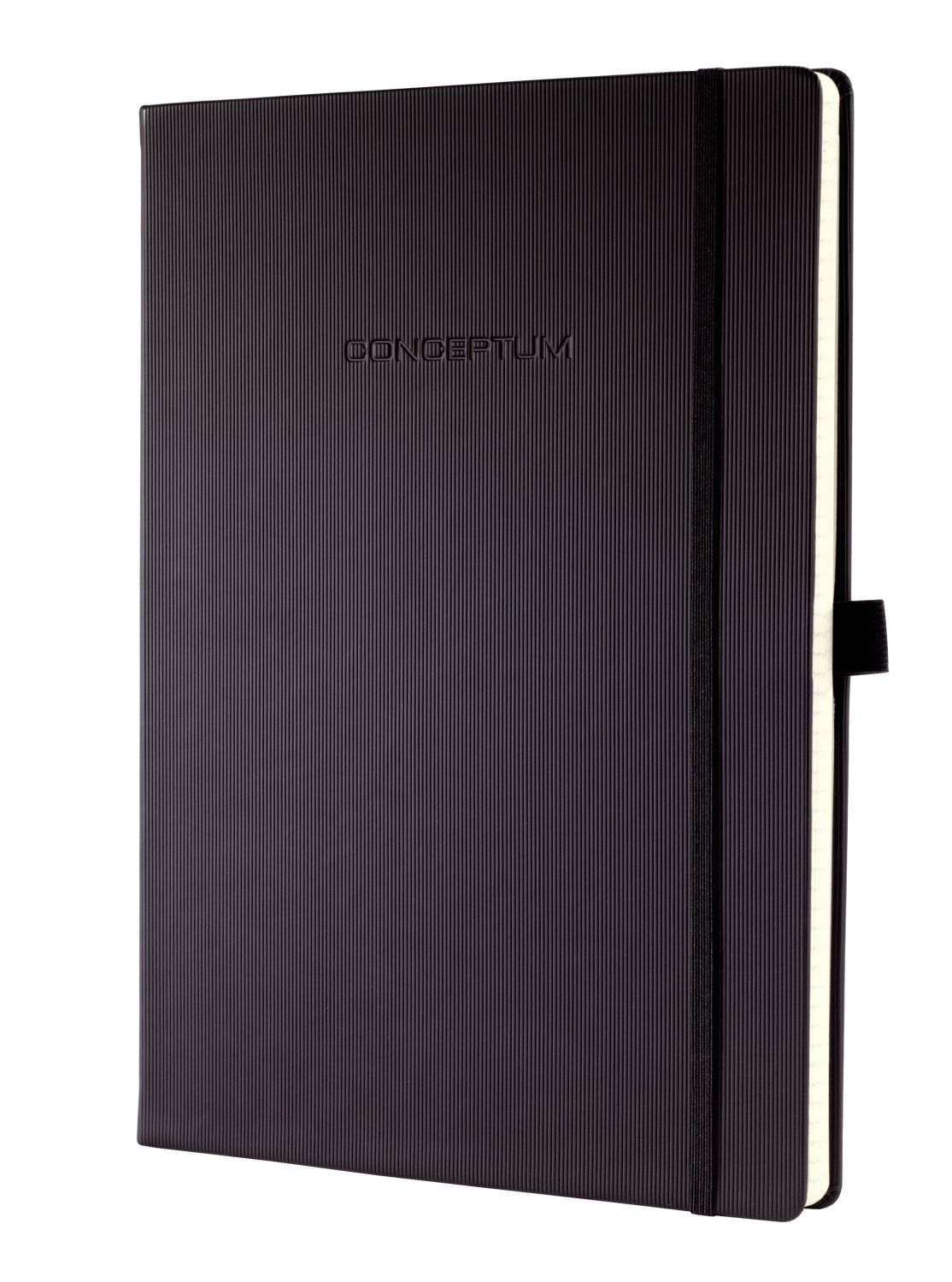 Notizbuch Conceptum - ca. A4, liniert, 194 Seiten, schwarz, Hardcover Notizbuch Conceptum - ca. A4, liniert, 194 Seiten, schwarz, Hardcover