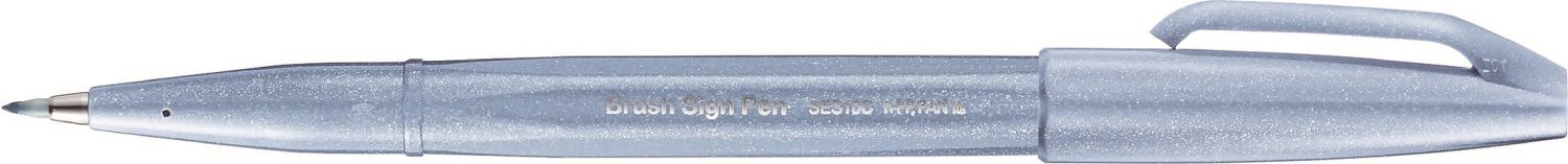 Kalligrafiestift Sign Pen Brush - Pinselspitze, blaugrau Kalligrafiestift Sign Pen Brush - Pinselspitze, blaugrau