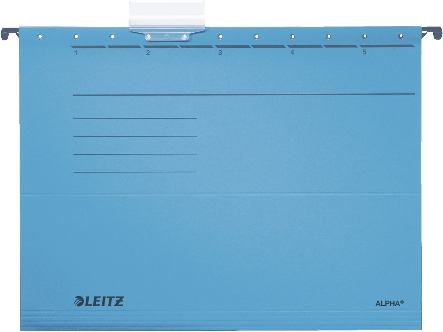 Hängemappe Leitz ALPHA® 1985-00-35, DIN A4, Recyclingkarton 225 g, blau