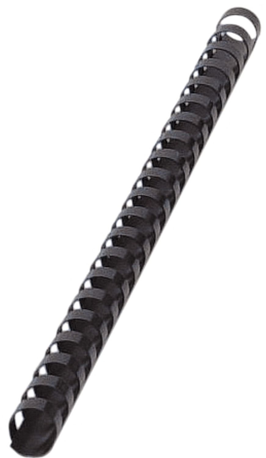 Plastik-Binderücken, 14 mm, für 105 Blatt, schwarz, 100 Stück