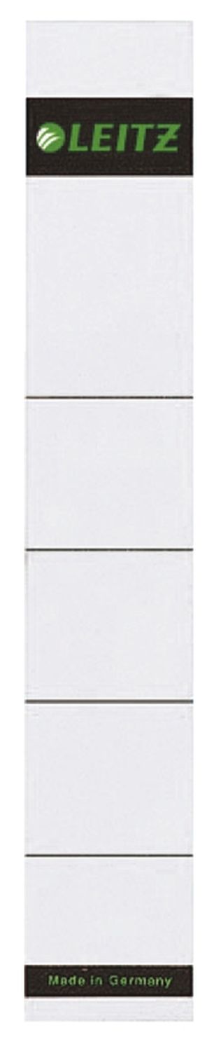 Rückenschilder Leitz 1608-00-85 Einsteckschild, breit/kurz 32 x 190 mm, 10 Stück, lichtgrau