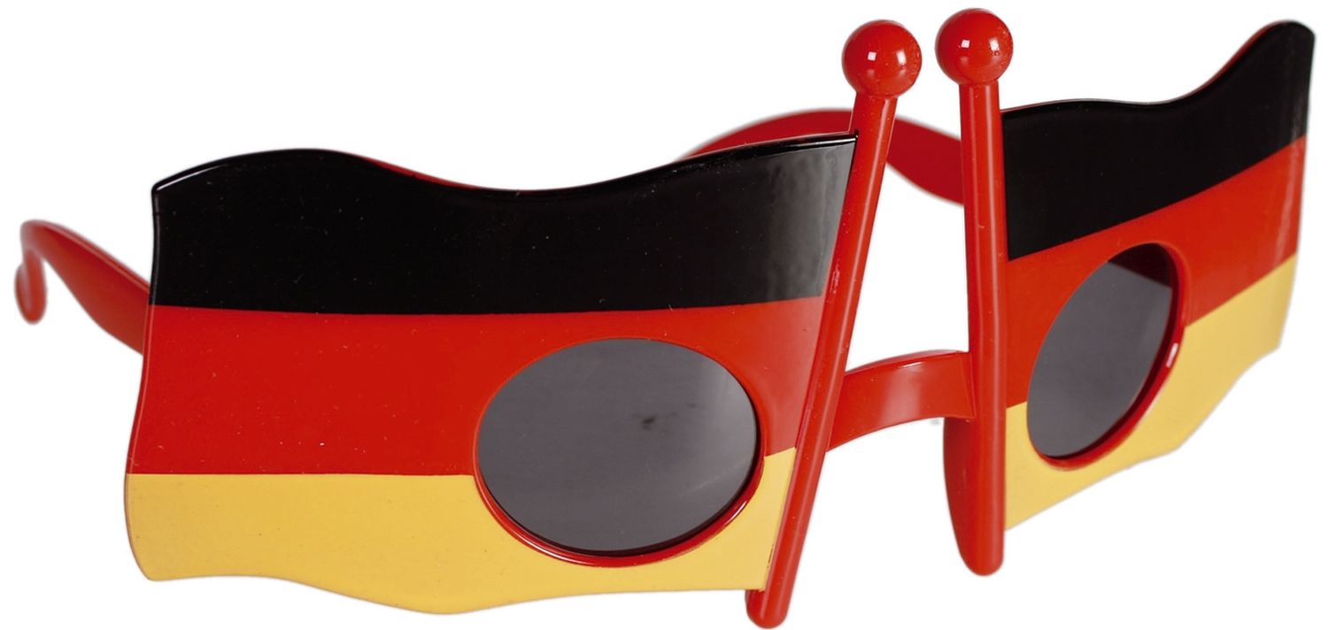 Brille Deutschland schwarz rot gelb