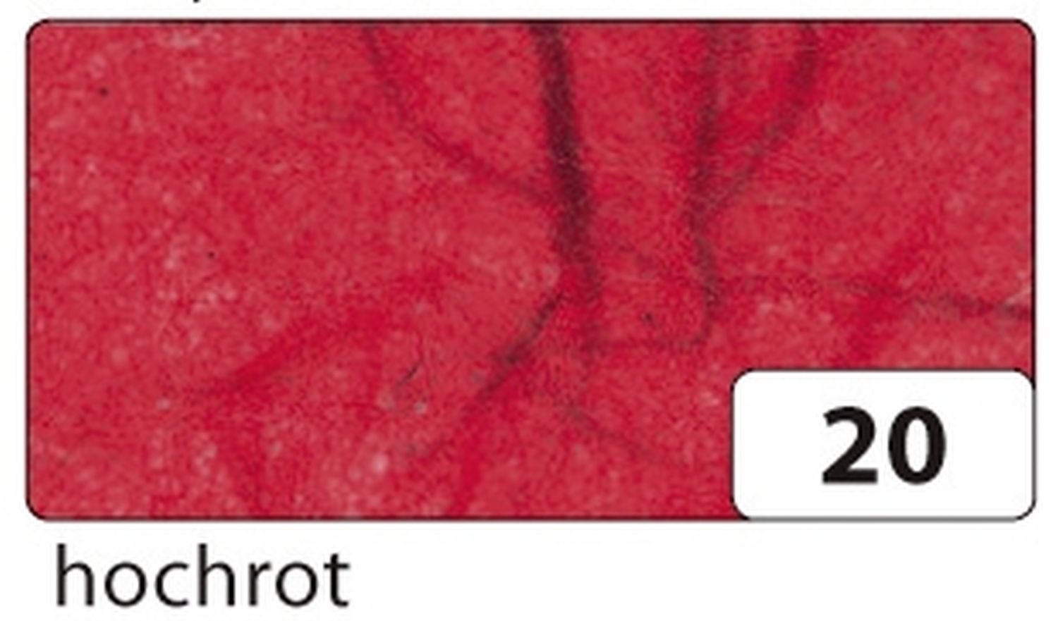 Strohseide - 47 x 64 cm, hochrot Strohseide - 47 x 64 cm, hochrot