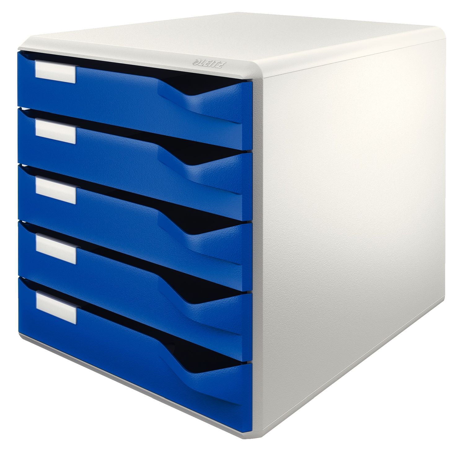 5280 Schubladenset Post-Set - A4/C4, 5 halboffene Schubladen, lichtgrau/blau 5280 Schubladenset Post-Set - A4/C4, 5 halboffene Schubladen, lichtgrau/blau