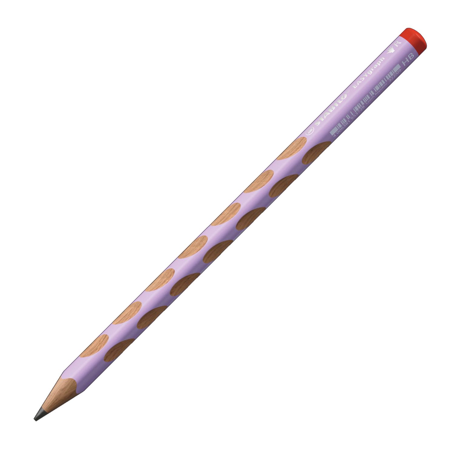 Ergonomischer Dreikant-Bleistift für Rechtshänder - EASYgraph in pastelllila - Einzelstift - Härtegrad HB Ergonomischer Dreikant-Bleistift für Rechtshänder - EASYgraph in pastelllila - Einzelstift - Härtegrad HB