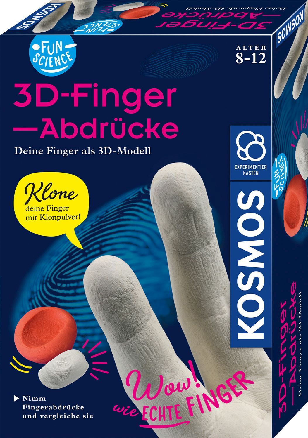 Experimentierkasten - Fun Science 3D-Fingerabdrücke Experimentierkasten - Fun Science 3D-Fingerabdrücke