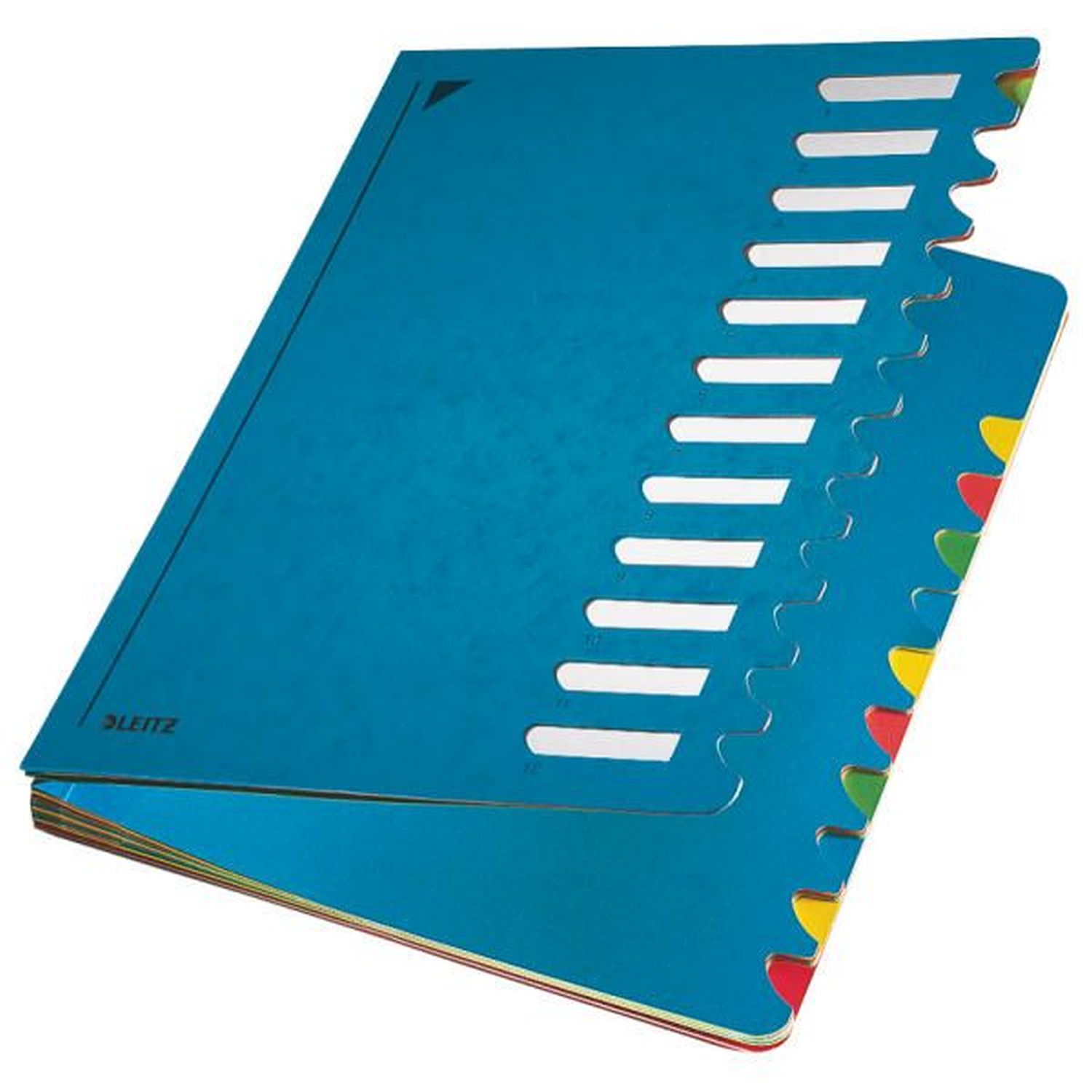 5912 Deskorganizer Color 1-12 - 12 Fächer, Pendarec-Karton (RC), blau