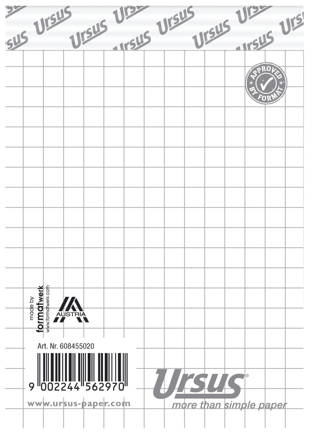 Notizblock - A7, 48 Blatt, 60 g/qm, kariert Notizblock - A7, 48 Blatt, 60 g/qm, kariert