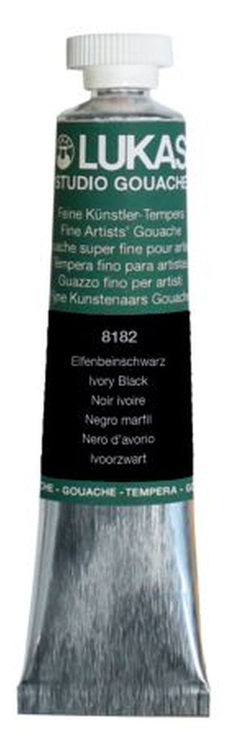 Gouachefarbe STUDIO - 20 ml, Elfenbeinschwarz