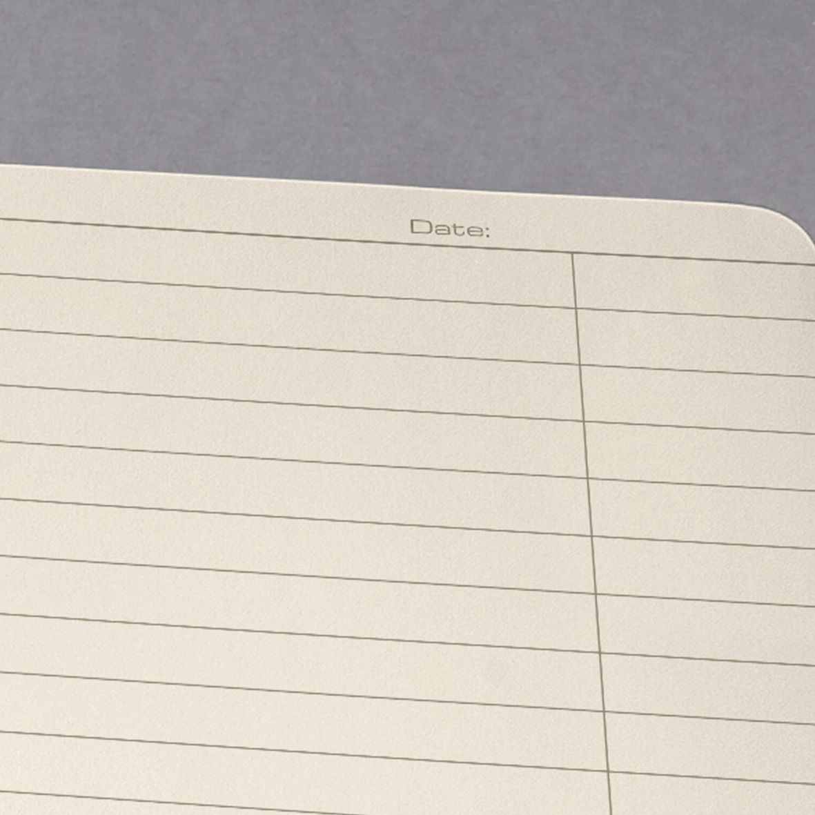 Notizblock Conceptum - ca. A5, liniert, 120 Seiten, schwarz