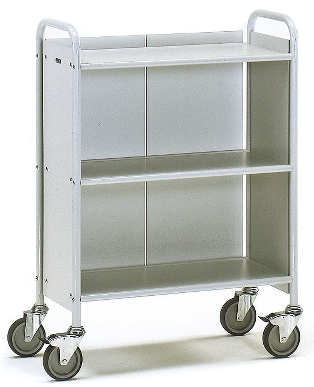 Bürowagen 150 kg, mit 3 Böden und 1 Rückwand Bürowagen 150 kg, mit 3 Böden und 1 Rückwand