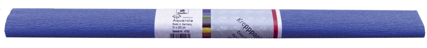 Krepppapier AQUAROLA - 50 x 250 cm, dunkelblau Krepppapier AQUAROLA - 50 x 250 cm, dunkelblau