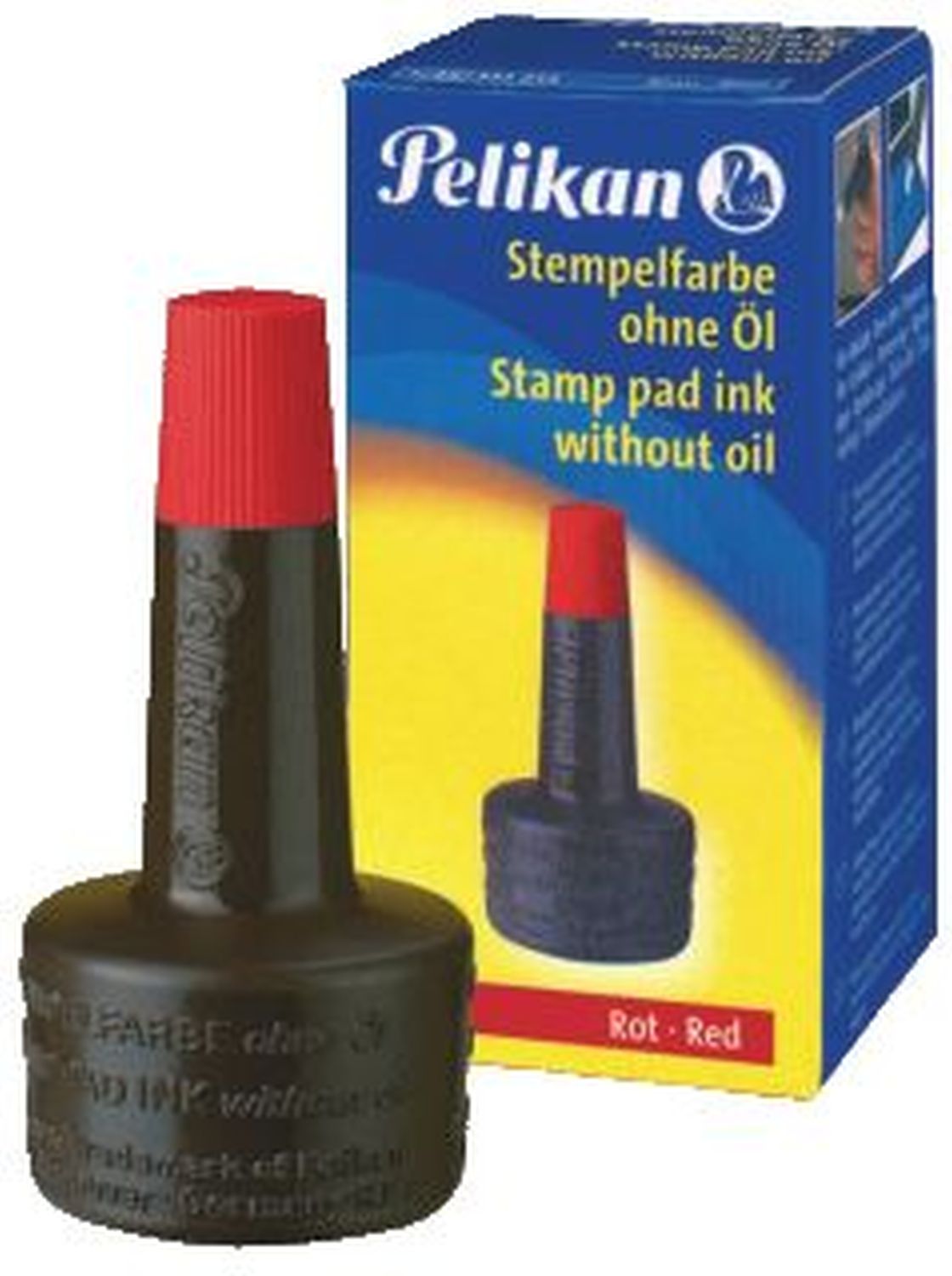 Stempelfarbe 4K - ohne Öl, 28 ml, rot Stempelfarbe 4K - ohne Öl, 28 ml, rot