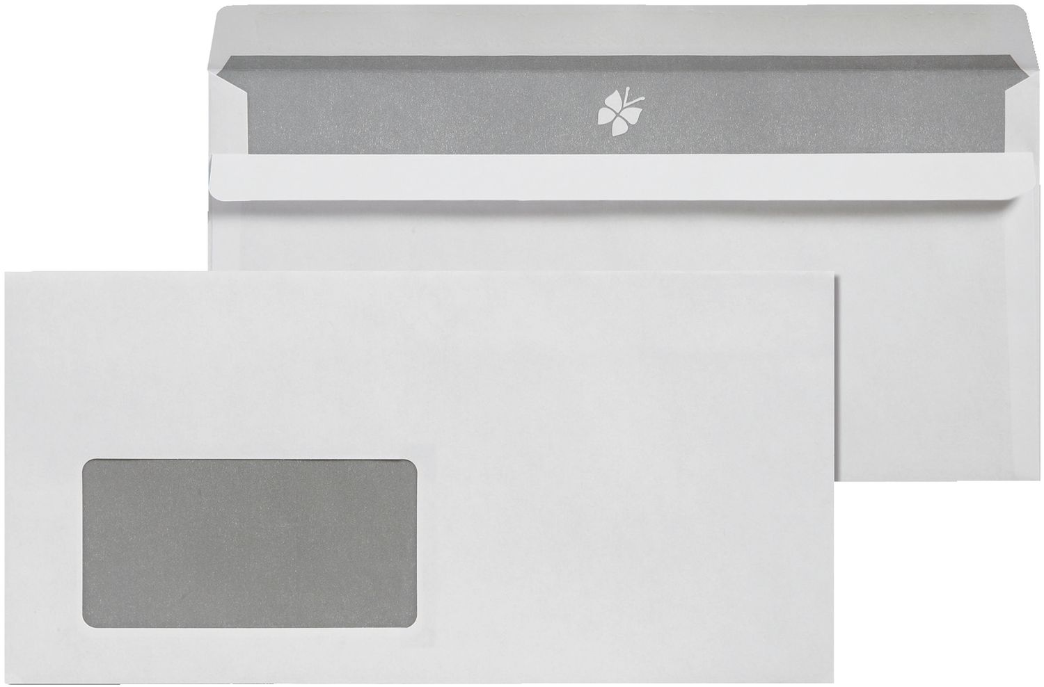 Briefumschläge MAILmedia® 30006838 DIN lang (220x110 mm), mit Fenster, selbstklebend, 72 g/qm, 1.000 Stück