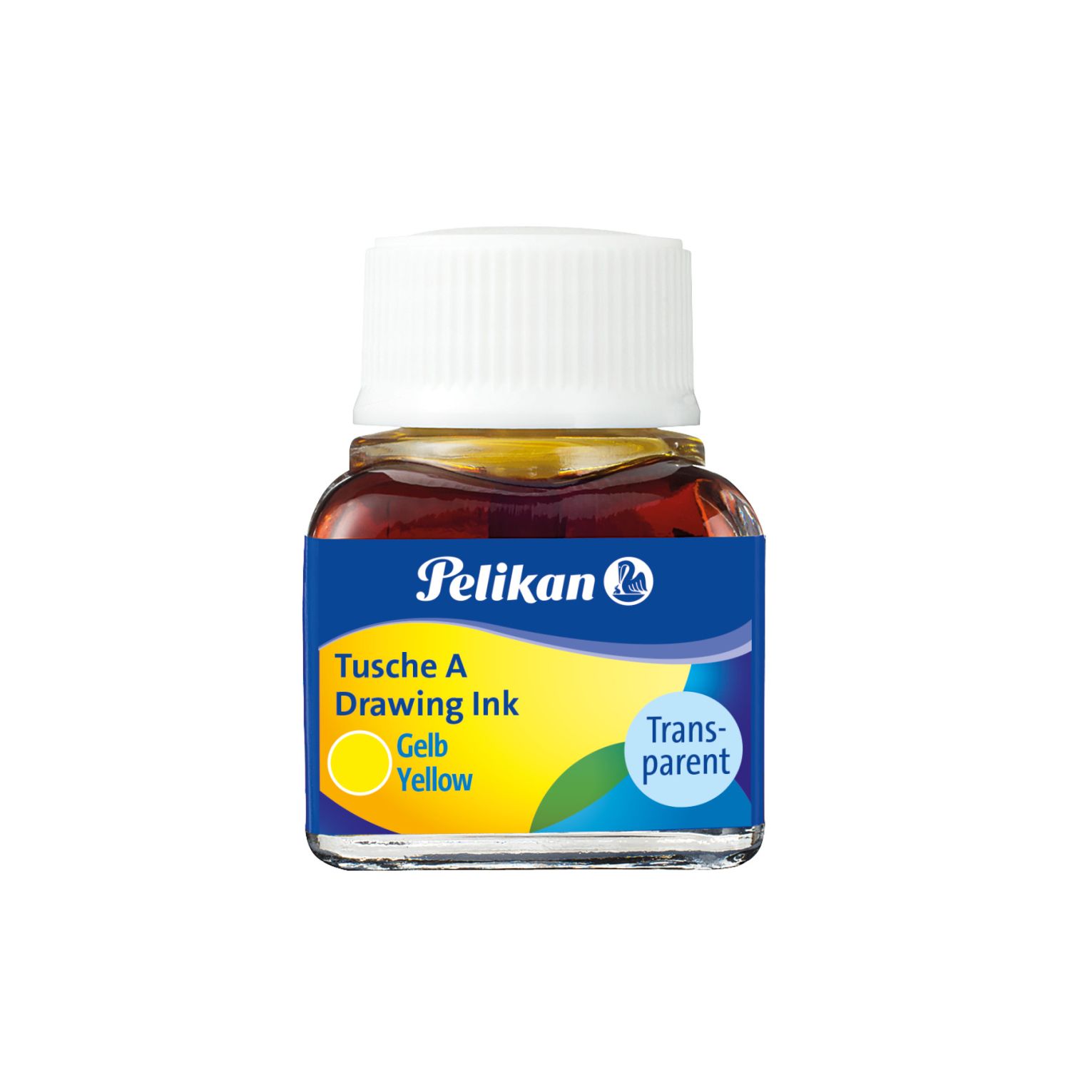 Tusche A 523 - 10 ml Glas, gelb Tusche A 523 - 10 ml Glas, gelb