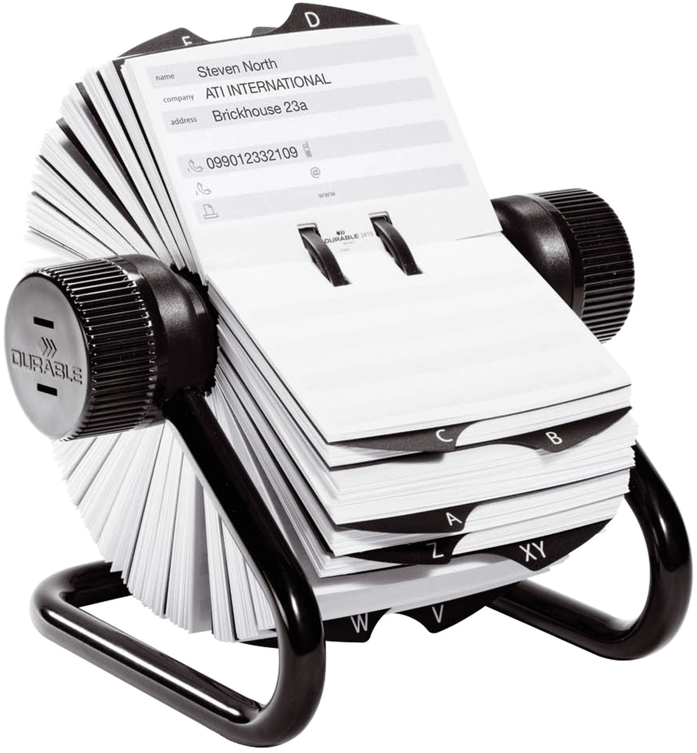 TELINDEX® Rollkartei mit 500 beidseitig bedruckten Karteikarten, inkl. Register TELINDEX® Rollkartei mit 500 beidseitig bedruckten Karteikarten, inkl. Register